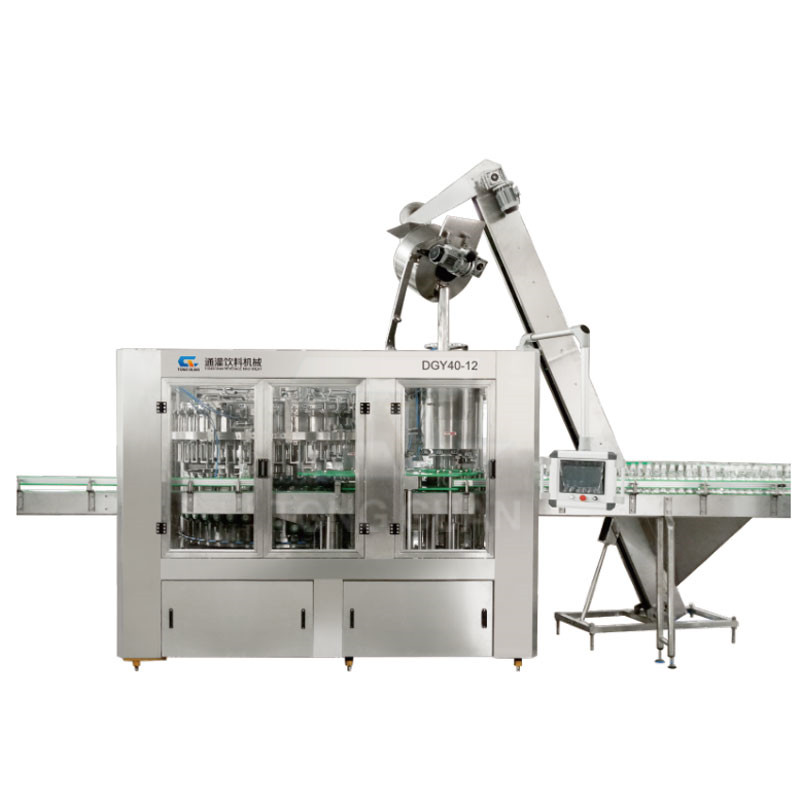 玻璃瓶含气饮料灌装机 Glass bottle carbonated beverage fillin···