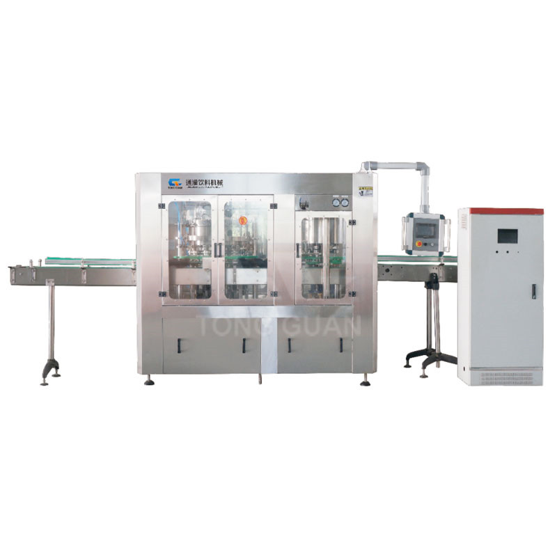易拉罐灌装、封口机组（含气）Can filling and sealing unit （B···