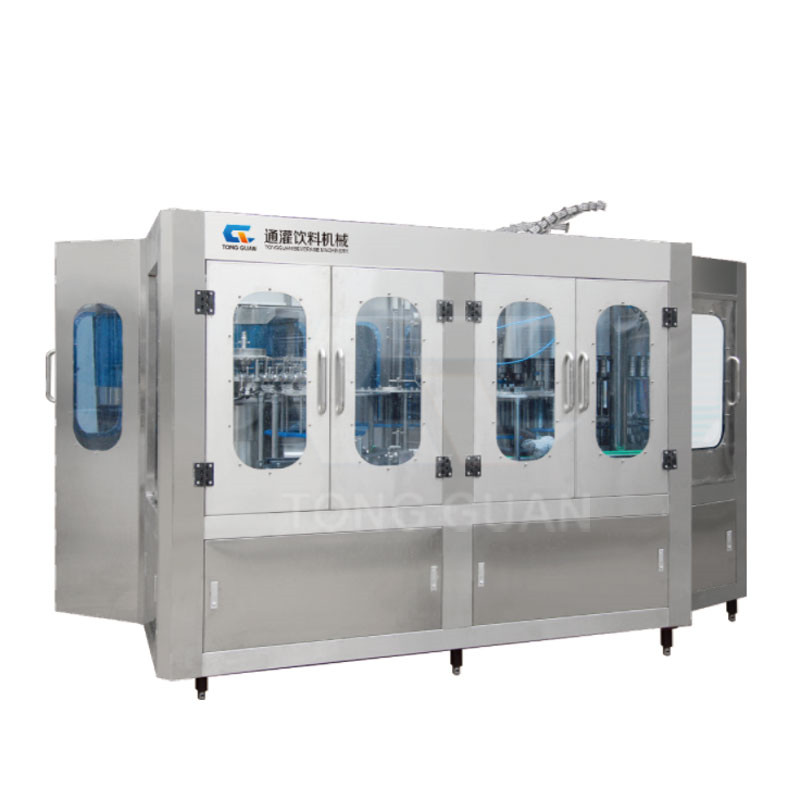 3-5L 饮用水灌装设备 3-5L drinking water washing filling capp···